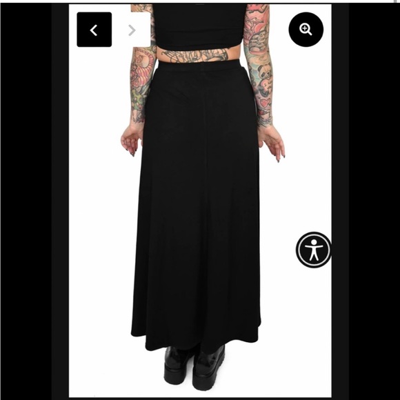 NWT Foxblood Darla Maxi Skirt with Built In Shorts - Large - Picture 5 of 12